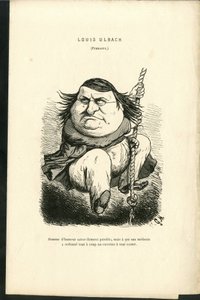Illustration af Charles Gilbert-Martin (1839-1905) i "" Contemporary Grimaces"" af Charles Gilbert Martin