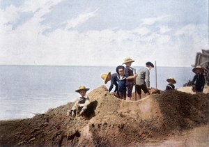 Kortvarig befæstning. Gravering af Gillot, omkring 1900.