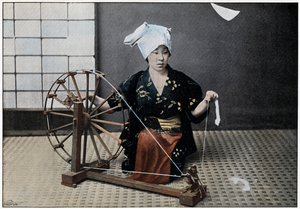 Spindehjul, c1890