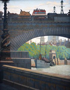 Old Waterloo Bridge (olie)