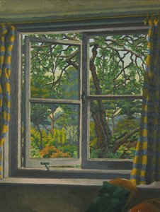 Gennem et sommerhusvindue, Shipley, Sussex