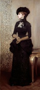 The Parisian af Charles Giron (1850-1914) 1883 (maleri)