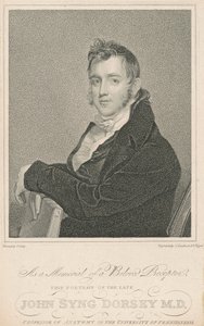 John Syng Dorsey, M.D. af Charles Goodman and Robert Piggot, after Thomas Sully