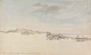 Lissabon fra klosteret St. Francis da Citadel af Charles Gore