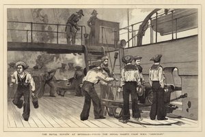 Naval Review ved Spithead, affyrede Royal Salute fra HMS Hercules