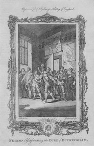 Felton myrdede hertugen af Buckingham, 1773.
