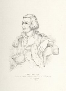 Horatio Nelson (1758-1805) (etching) af Charles Grignion