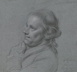 Portrætstudie af John Inigo Richards, R.A. af Charles Grignion