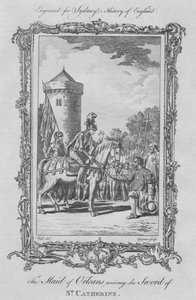 Jomfruen af Orleans modtager St. Catherines sværd, 1773.