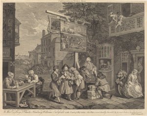 Indsamling af stemmer af Charles Grignion after William Hogarth