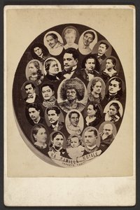 Den kongelige familie, Papeete, Tahiti af Charles Gustave Spitz