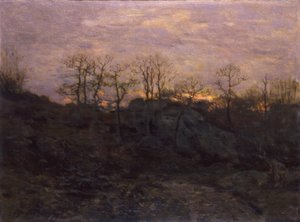 Edge of the Forest, Twilight, ca. 1890. af Charles H. Davis