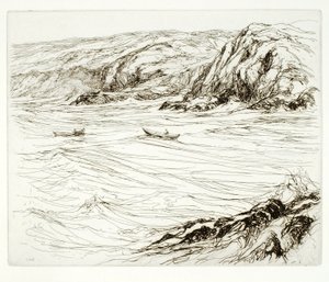 Tidevandsranden af Charles H. Woodbury