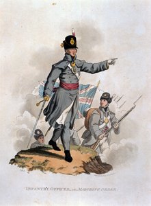 Infanteriofficer i marchorden, fra 