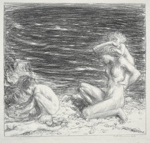 Hav og brise, 1894. af Charles Haslewood Shannon