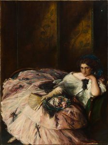 Souvenir af en "International Ball" (Portræt af Miss Kathleen Bruce)