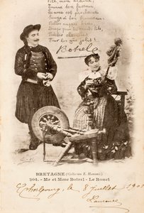 Gammelt postkort / Le Rouet / Bretagne / Frankrig af Augustus Kollner