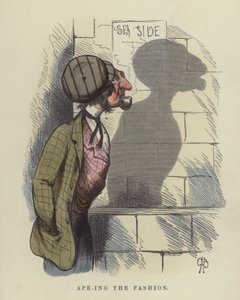 Apeing the fashion (farvet gravering)