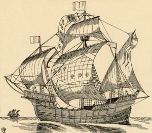 Et skib fra Christopher Columbus