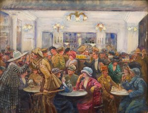The Breviary of Olympia Under en pause, ca. 1918 (olie på lærredstavle)