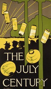 Gengivelse af en plakat, der reklamerer for juliudgaven af Century Magazine, udgivet i New York