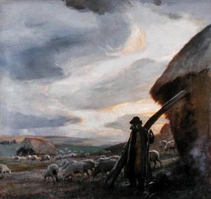 The Evening Hour, ca. 1905 (olie på lærred)