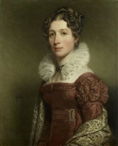 Jacoba Vetter (1796-1830), kone til Pieter Meijer Warnars, Amsterdam-boghandler af Charles Howard Hodges