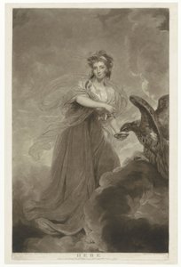 Portræt af Sophie Musters som Hebe Hebe (titel på objekt)