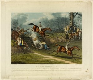 Saint Albans steeplechase af Charles Hunt