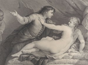 Tarquin og Lucretia, 1752. af Charles Hutin