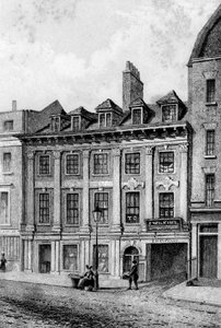 John Hooles residens, Great Queen Street, Lincolns Inn Fields, London, 1840 af Charles J. Smith