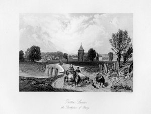 Trotton, Sussex, fødestedet for Otway, 1840 af Charles J. Smith