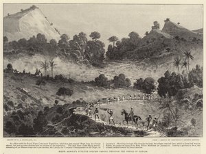 Major Arnolds straffesøjle passerer gennem Akparas besmittelse af Charles J. Staniland
