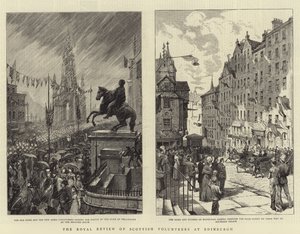 The Royal Review of Scottish Volunteers at Edinburgh