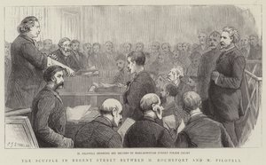Skænderiet i Regent Street mellem M Rochefort og M Pilotell af Charles J. Staniland