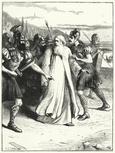 Johannes af Chrysostomos førte i eksil af after Charles J. Staniland