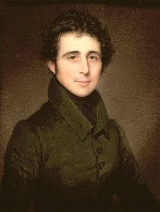 Sir Thomas William Holburne (1793-1874) af Menstrie Bart, 1827 (olie på elfenben) af Charles Jagger