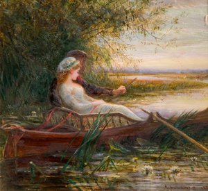 To figurer i en båd, 1881.