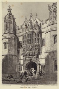 Hengrave Hall, Suffolk af Charles James Richardson