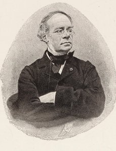 Portræt af komponisten Jacques Fromental Halévy 1799-1862.