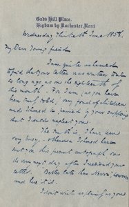 Brev til Francis G. Waugh, 30. juni, 1858 af Charles John Huffam Dickens