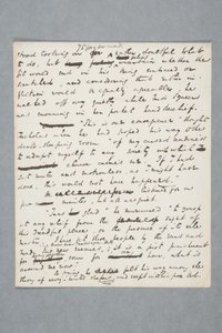 Originalt manuskript af et kapitel af Nicholas Nickleby, 1838 (pen og blæk på papir) af Charles John Huffam Dickens