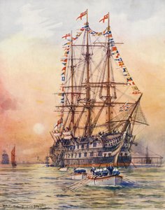 HMS Victory (farvelitografi)