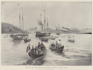Dr. Nansens Nordpolsekspedition vender tilbage, Ankomst til Tromsø, Norge