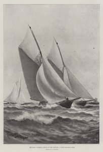 Århundredets første lystsejladssæson, et hals-og-hals kapløb af Charles John de Lacy