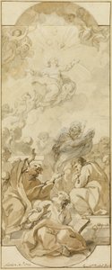 Jomfru Marias himmelfart af Charles Joseph Natoire