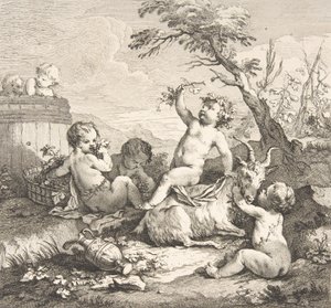 Efterår. af Charles Joseph Natoire
