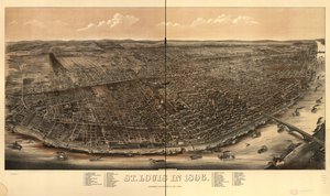 St. Louis i 1896 af Charles Juehne