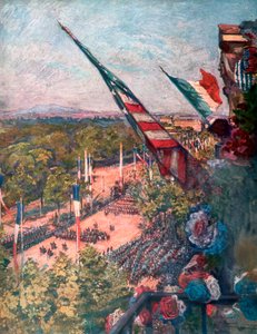 Stor sejrsparade, Avenue de la Grand Armee, Paris, Frankrig 14. juli 1919.