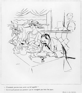 Eating, illustration fra 